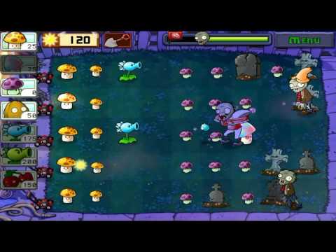 Plants vs Zombies level 2-6 (mobile version)