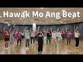 Pop Dance Hawak Mo Ang Beat DJMogo HFC Group Dance Practice Mirrored Dance Fitness