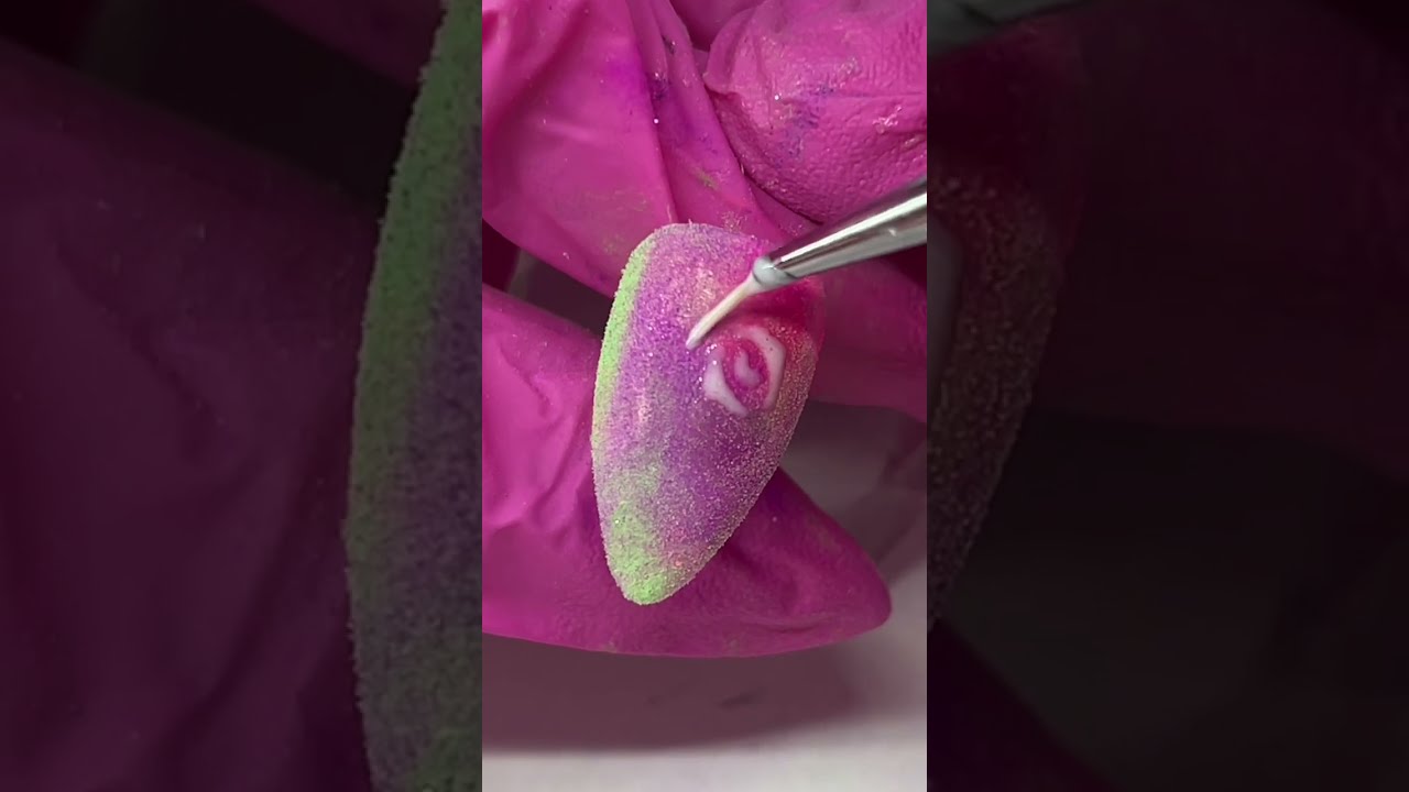 HOW TO: Embossed Effect Nail Art #shorts