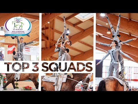 Top 3 Squads | FEI European Vaulting Championships™ - Ebreichsdorf 2017