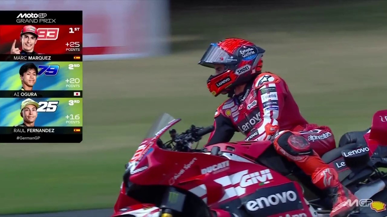 🤩🏁 ¡GOLPE DE AUTORIDAD! ¡Victoria de Marc Márquez en el Gran Premio de Alemania!  | Moto GP