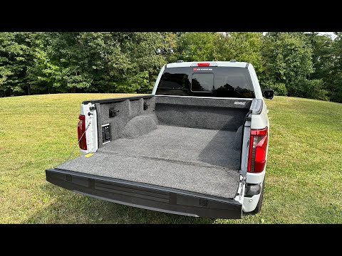 Installing a Bedrug bed liner in a 2024 F150 Powerboost