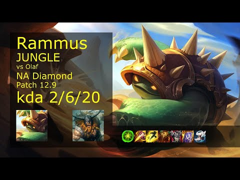 Rank 4 NA Rammus Jungle: Rammus vs Olaf