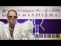 How to play piano part of Rocket Man by Elton John (sheet music)