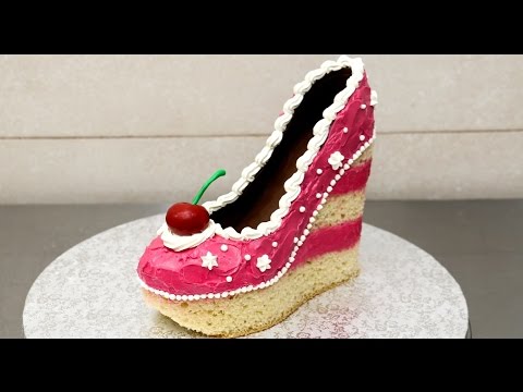 Shoe Cake Idea - How To Make / Torta Zapato by CakesStepbyStep