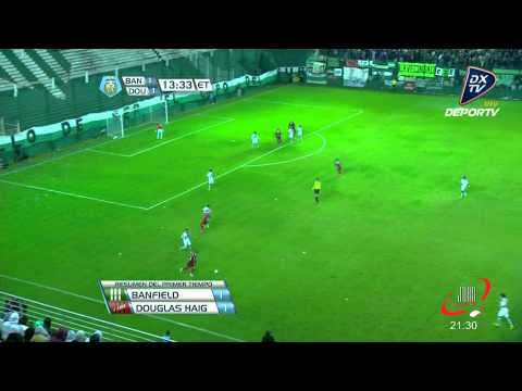 TREMENDO GOLAZO DE ORFANO - BANFIELD 1 DOUGLAS HAIG 1 - B NACIONAL (15 05 2014)