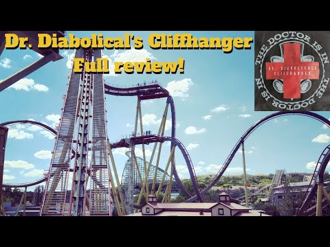 Video review of Dr. Diabolical's Cliffhanger by United Coasters