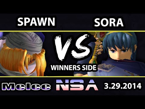 Northeastern Smash Attack 2 - SPAWN (Sheik) Vs. Sora (Marth, Falco) - Winners Bracket