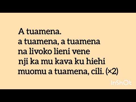 Luchazi Gospel | A nji tuamena (Audio/lyrics)