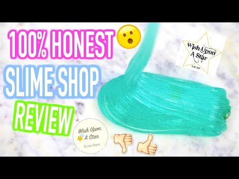 100% HONEST Slime Shop Review ft. WishUponAStarSlimeShop Video