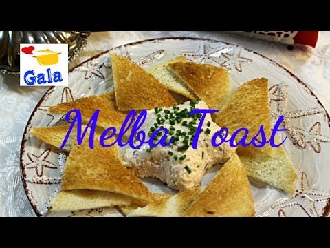 How to Make Melba Toast. Origin Melba Toast