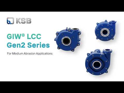 GIW® LCC Gen2 Pump Series | Wear-Resistant, High-Performance Slurry Pumps