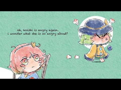 Koishi Komeiji after she closes her third eyes