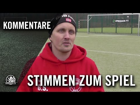A. Ehling (SV Stern Britz II) & G. Seifert (SV Sparta Lichtenberg) Stimmen zum Spiel  | SPREEKICK.TV
