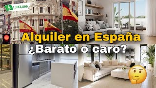 ALQUILER en ESPAÑA 2022! 🇪🇸 ¿Barato o caro 😱
