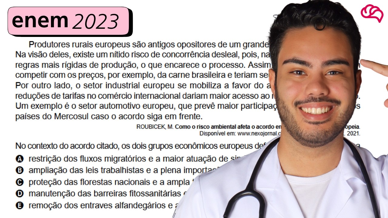 Resolução em Vídeo — Questão 85 ENEM 2023