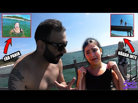 Bella FÅR PANIK och KAN INTE SIMMA. KAOS PÅ STRANDEN | VLOGG