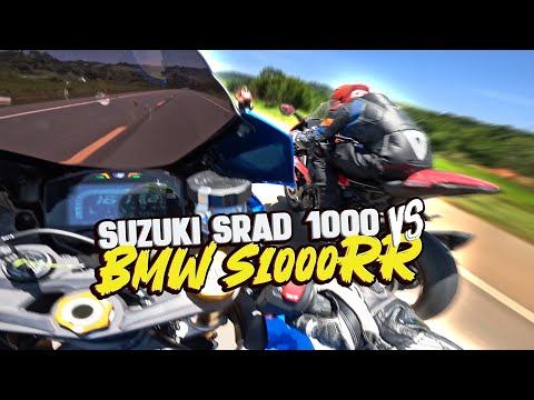 SRAD 1000 2023 vs BMW S1000rr 2023 RACE TOCADA PUTTING PRESSURE ON BMW