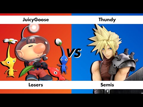 Friegg With Friends #4 : Loser's Semis - JuicyGoose (Olimar) vs. Thundy (Cloud)