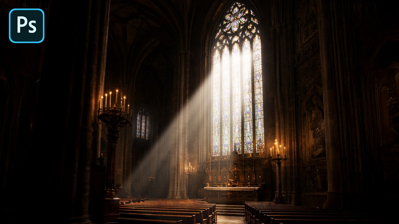 Sun Rays Effect Lighting - Photoshop Tutorial 2026