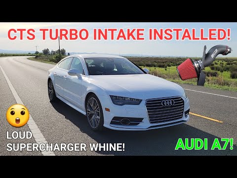 CTS TURBO INTAKE INSTALL on my Supercharged 2016 Audi C7.5/4G8 A7 Quattro Prestige!
