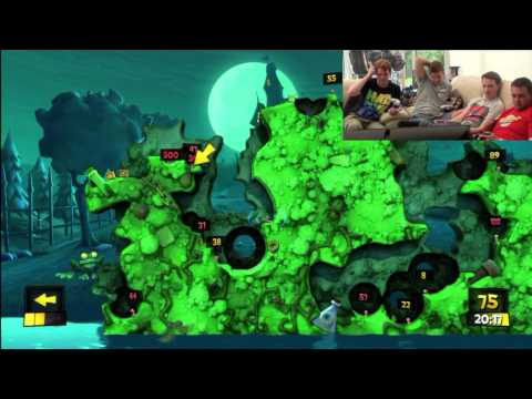 Worms Revolution - Match 2 - Dan and Ben Vs. Dave and Mark (Best of 5)