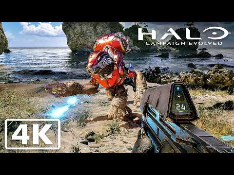 Halo: Campaign Evolved - Over 45 Minutes of Gameplay (4K)