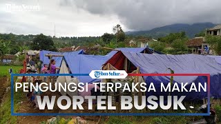 Minim Bantuan dan Tenaga Medis Sangat Kurang, Pengungsi Gempa Cianjur Terpaksa Makan Wortel Busuk