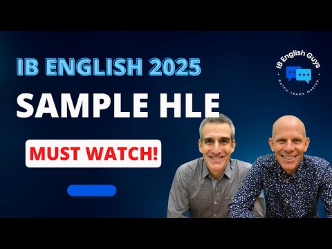 IB English A: Sample Higher Level Essay (HLE)