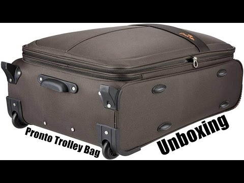 Pronto trolley bag unboxing overview
