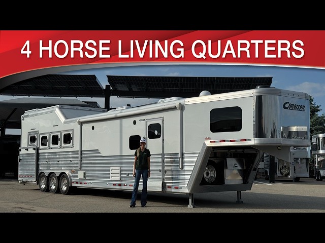 Preview image of Cimarron Norstar 4 Horse Living Quarters By Outlaw With Air Ride youtube video