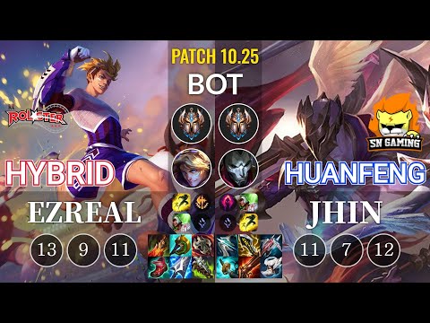 KT HyBriD Ezreal vs SN huanfeng Jhin Bot - KR Patch 10.25