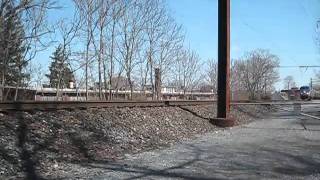 preview picture of video 'Amtrak in Elizabethtown, PA 3-26-11'