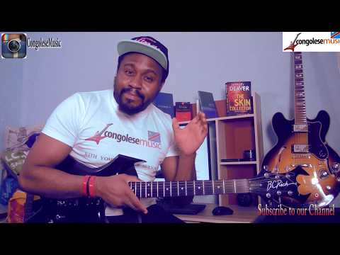 Comment jouer SEBEN à 2 temps à la guitare solo et rythmique par Patient Watupa