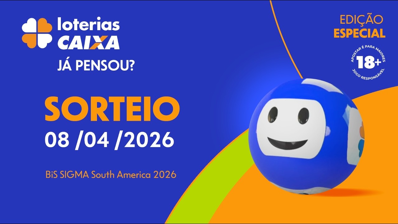 Imagem da notícia Veja ao vivo o resultado da Super Sete 832 - Sorteio de quarta, 08/04; Prêmio de R$ 5,4 milhões