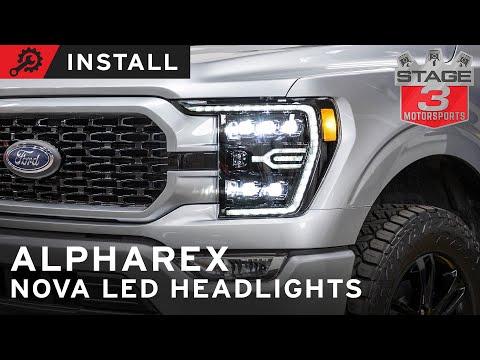 Alpharex Nova Series LED Headlight Install for 2021-2023 F-150