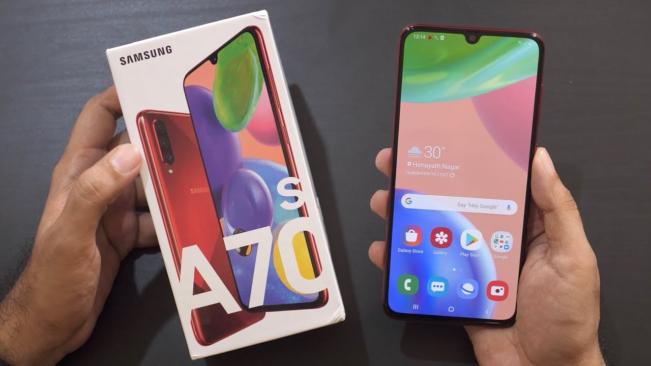 Samsung Galaxy A70s Unboxing & Overview