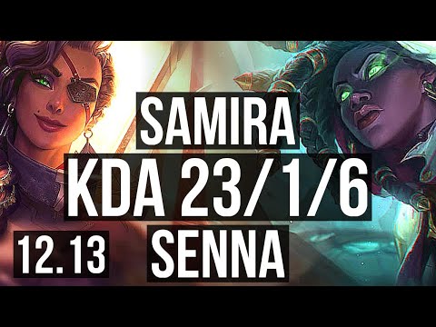SAMIRA & Leona vs SENNA & Seraphine (ADC) | Quadra, 23/1/6, Legendary | NA Master | 12.13