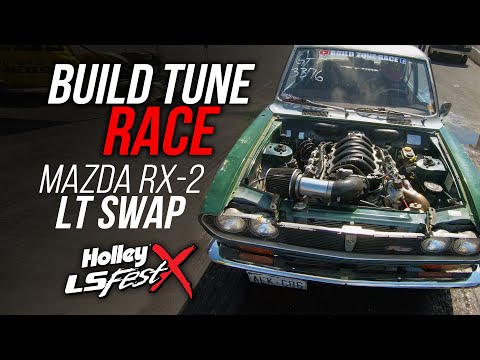 LT-Swapped Mazda RX-2 at LS Fest