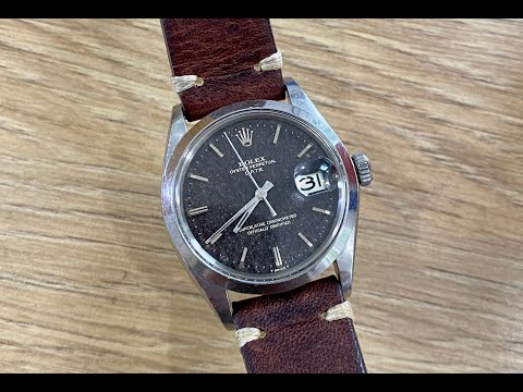 Vintage ROLEX Oyster Perpetual Date - Tear Down & Rebuild