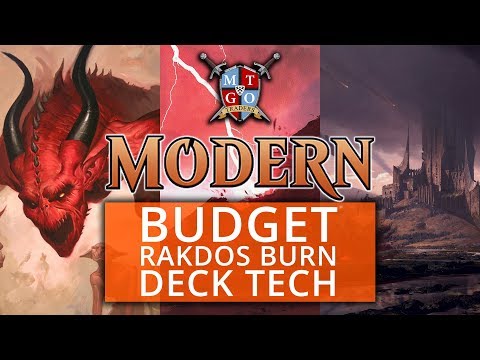 Budget Rakdos Burn Modern Deck Tech MTG