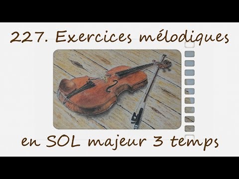 cours 227 - G 3T - démo VIOLON - Accords en doubles cordes 2