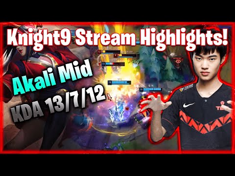 TES Knight Akali Mid vs Lee Sin, T1 Gumayusi Lucian KR Challenger | Knight Stream Highlights