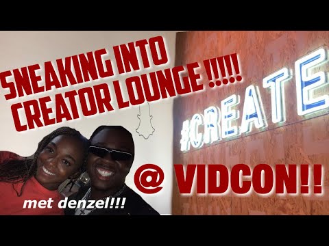 we snuck into the featured creator lounge | vidcon 2019