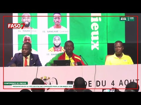 Burkina Faso: Here is the list of Stallions called up for the Africa Cup of Nations Morocco 2025