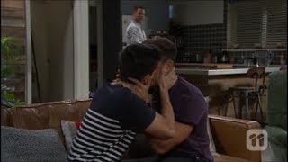David and Aaron say I love you and kiss scene ep 7656