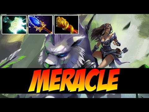 Meracle Plays Mirana - 7600 MMR - Dota 2