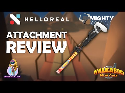 Testing the HelloReal Walkabout Mini Golf Grip To Putter Attachment