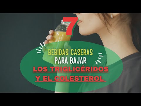 7 JUGOS PARA BAJAR LOS TRIGLICÉRIDOS Y EL COLESTEROL/Recetas naturales curativas/