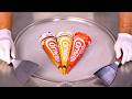 Cornetto Ice Cream Rolls Challenge Satisfying ASMR Food Art